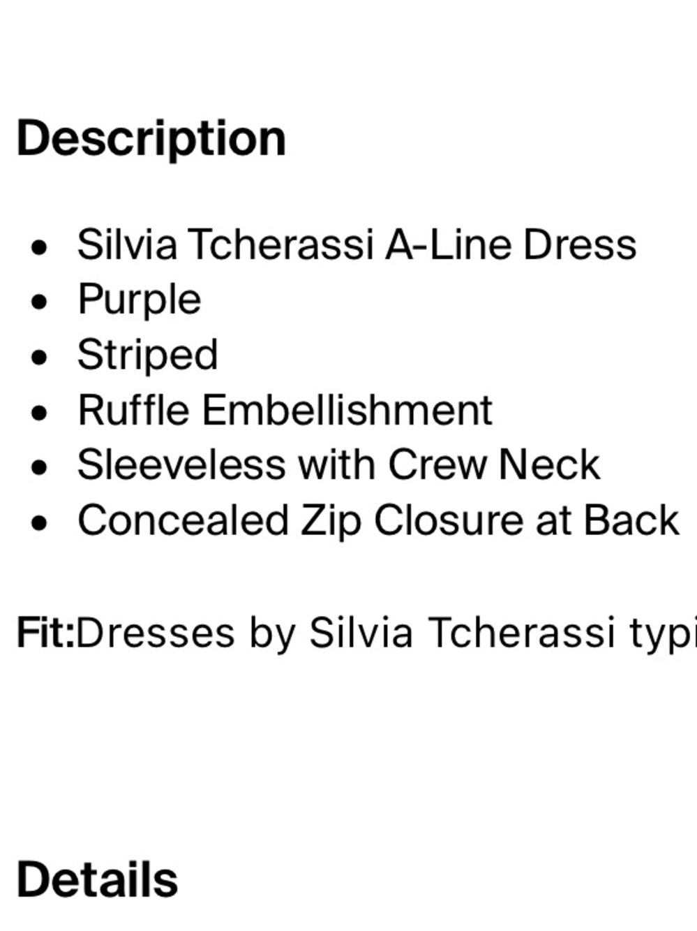 $1.300 Silvia Tcherassi Sleeveless Striped Midi Dress in Blue & Tan - Picture 9 of 16
